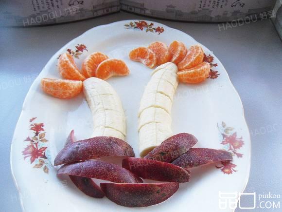 香蕉树果盘