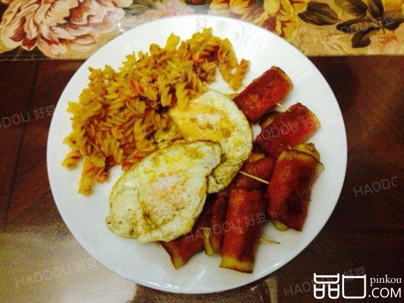 培根香蕉卷