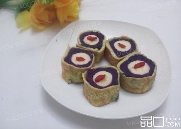 香蕉紫薯卷