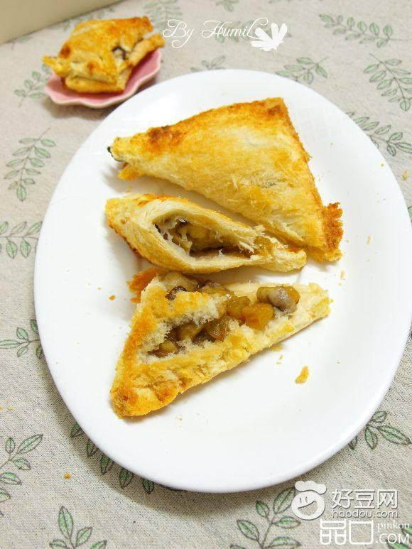 红豆香蕉三角派