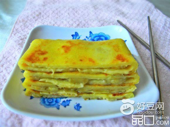 牛奶香蕉蛋饼