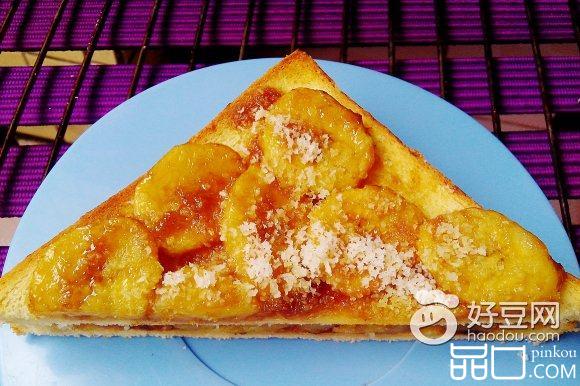香蕉黄油烤吐司