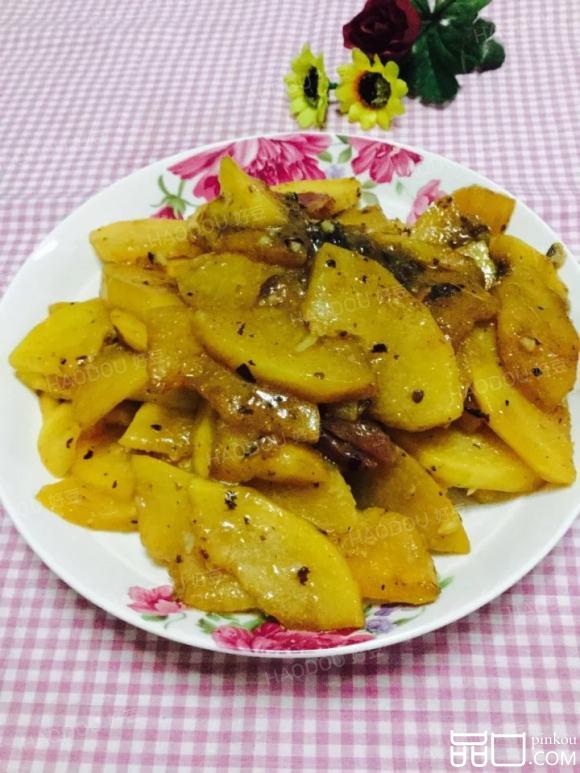 腊肠炒木瓜