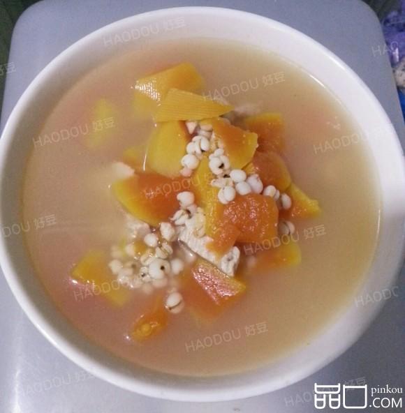 木瓜薏米瘦肉汤