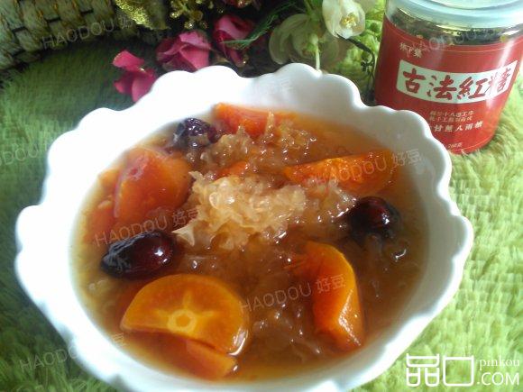 红糖银耳木瓜