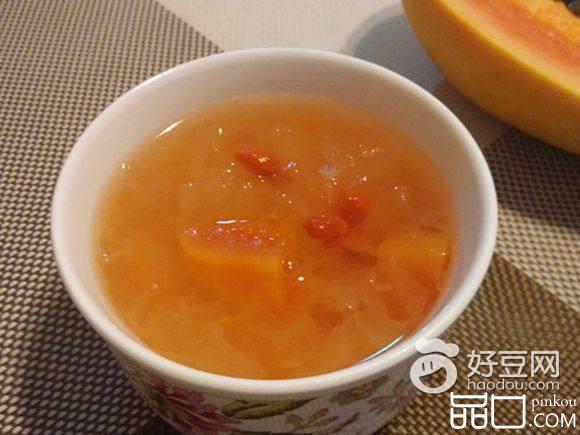 木瓜炖银耳