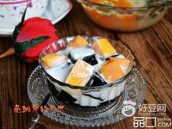 木瓜酸奶龟苓膏