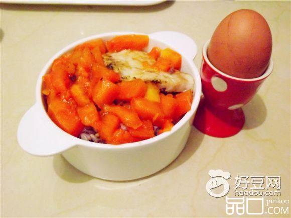 木瓜鳕鱼茶泡饭