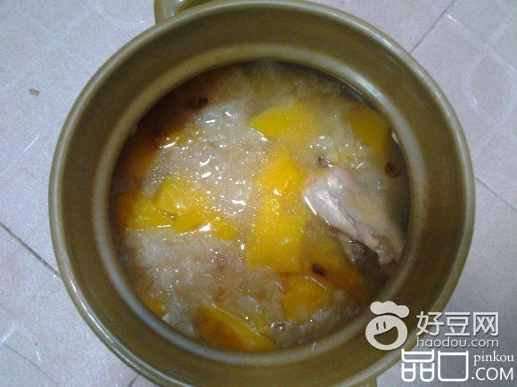 雪耳杏仁木瓜汤
