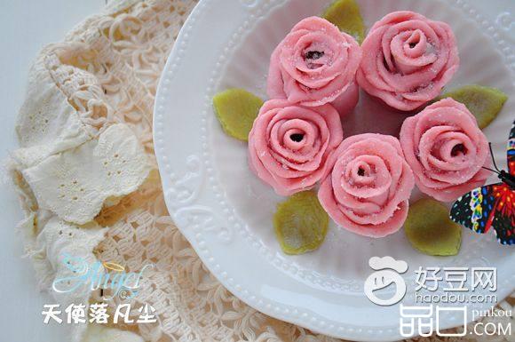 豆沙糯米玫瑰