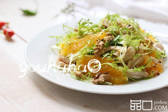 酸甜橙肉沙拉#新鲜从