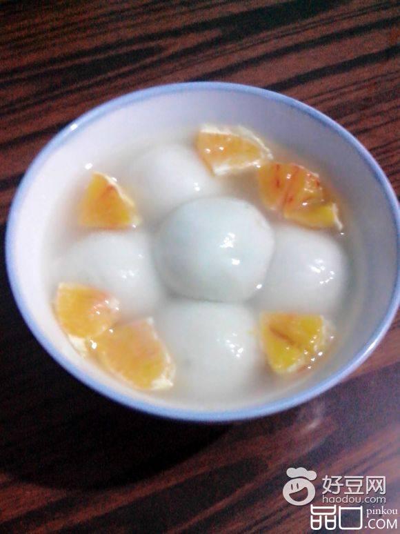 橙味汤圆
