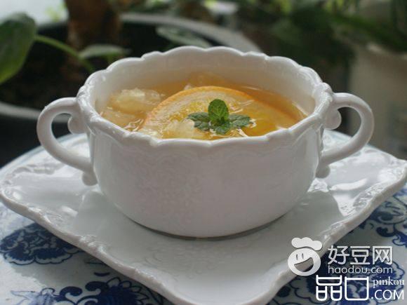 橙子炖银耳