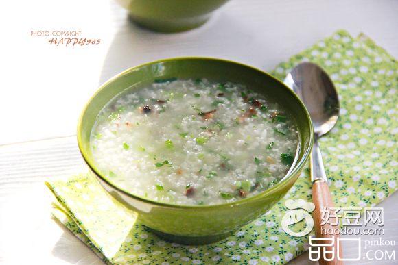 【香菇青菜粥】十分钟