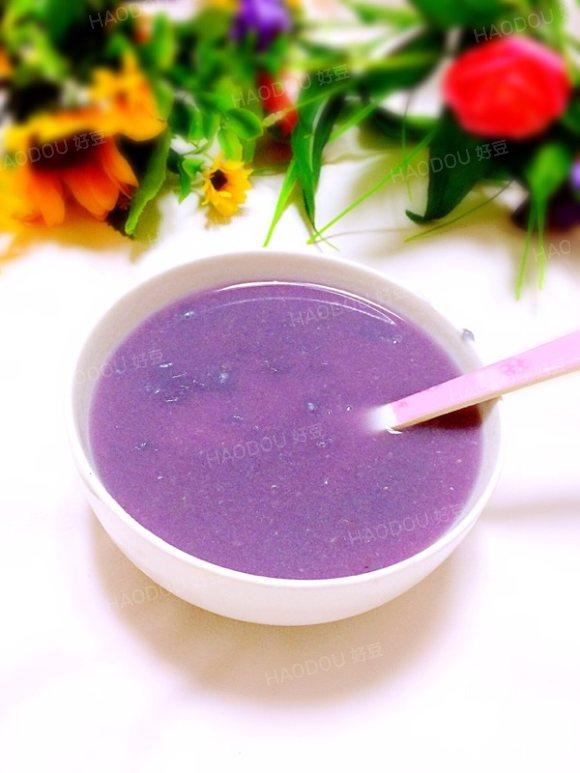 紫薯杂粮豆浆