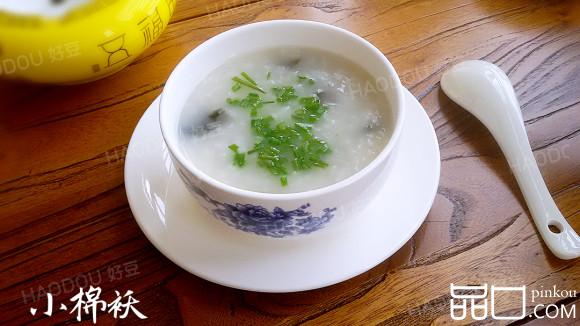 鸡汤皮蛋粥
