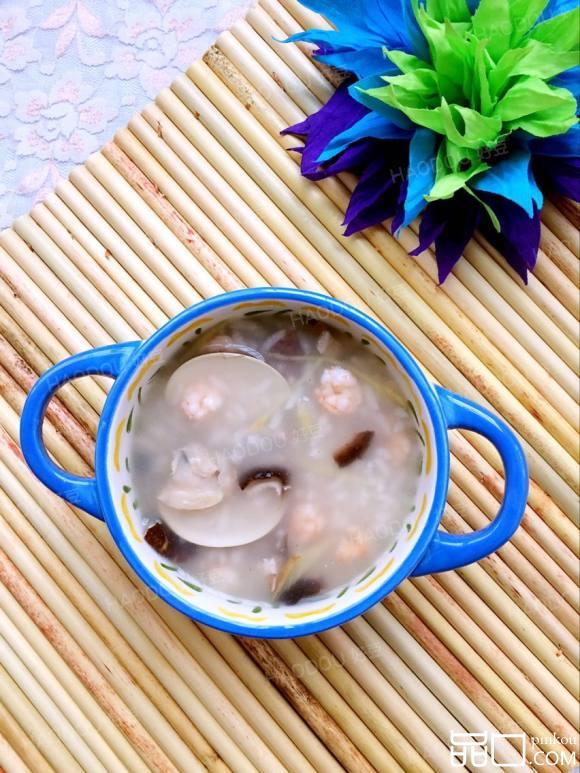 香菇蛤蜊海鲜粥