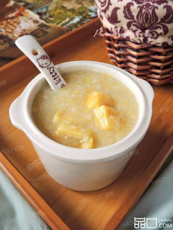 玉米渣红薯粥#新鲜从