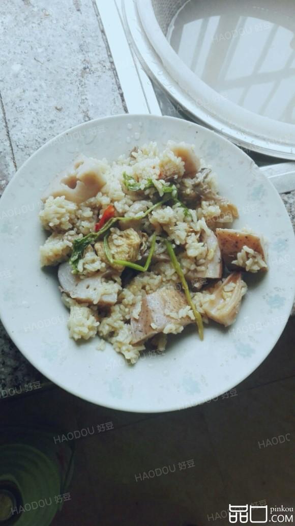 莲藕焖饭
