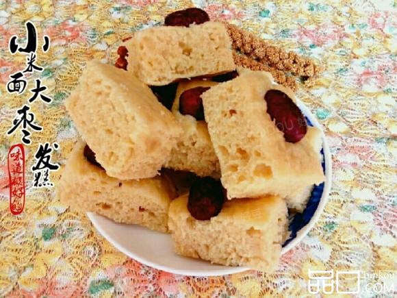 小米面大枣发糕