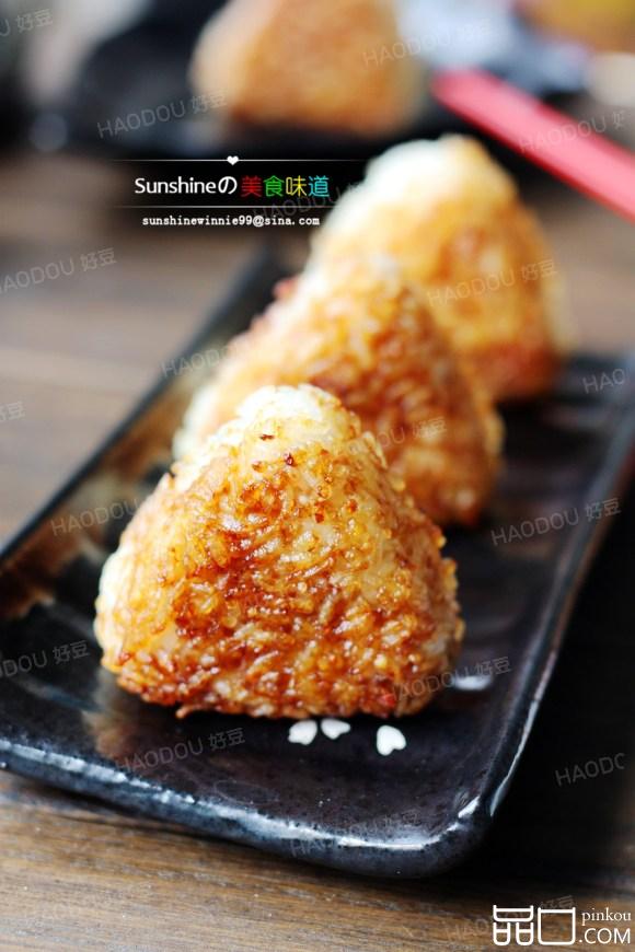 酱油烤饭团