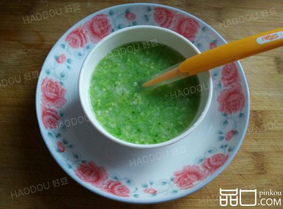 西兰花大米粥