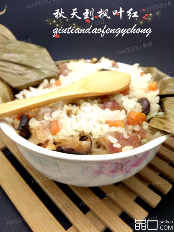 粽香腊肠蒸饭（仿竹筒