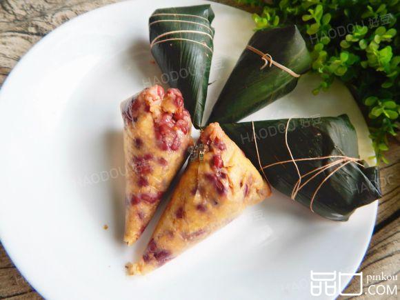 红豆小米蜜枣粽子