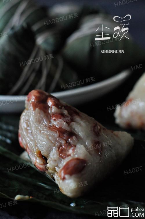 花生红枣豆沙粽