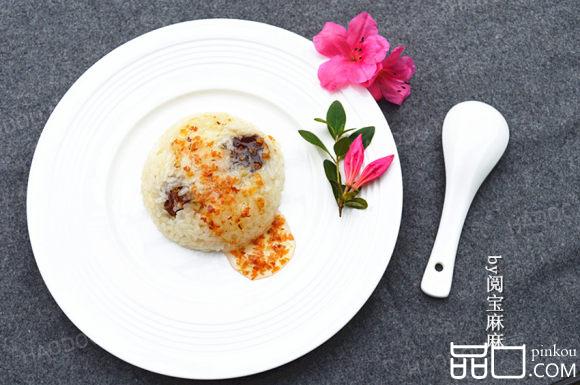 微波炉版桂花蜜枣糯米