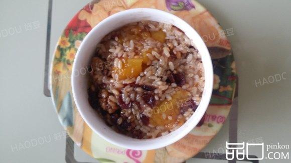 蒸蔓越莓甜糯米饭