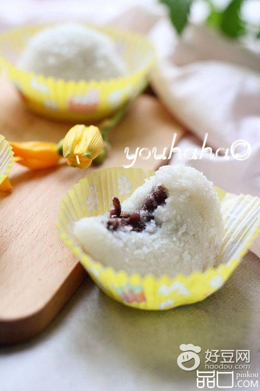 【手工美食】椰蓉豆沙