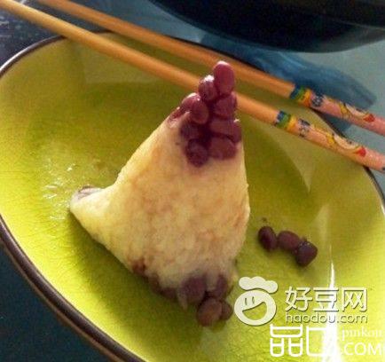 紫薯蜜枣红豆粽