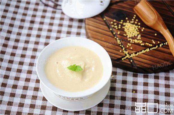 蜂蜜小米糊