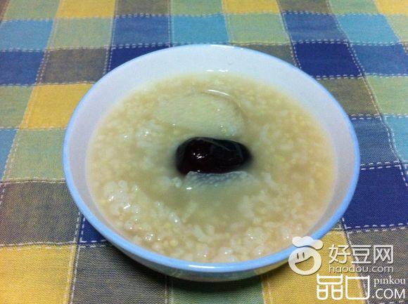 二米山药红枣粥