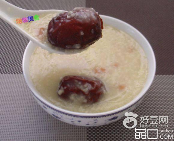 大枣枸杞小米粥