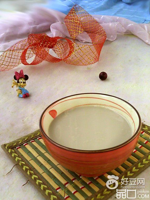 莲子小米豆浆