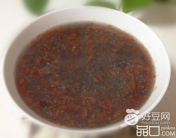 红萝卜紫薯小米粥