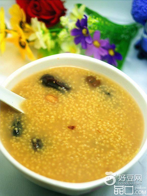 红莲子山药豆粥