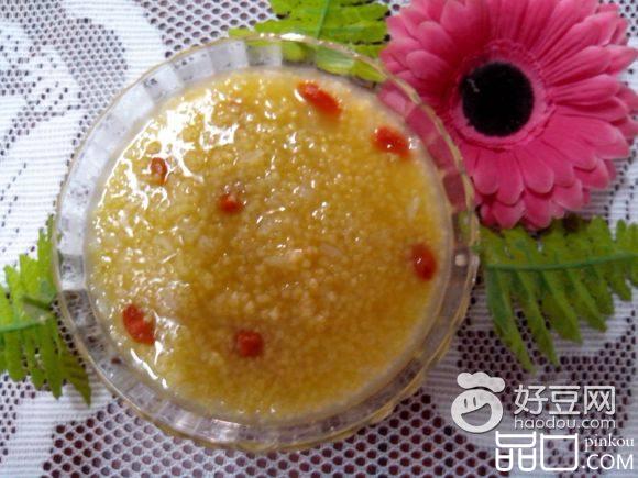 小米糯米枸杞粥