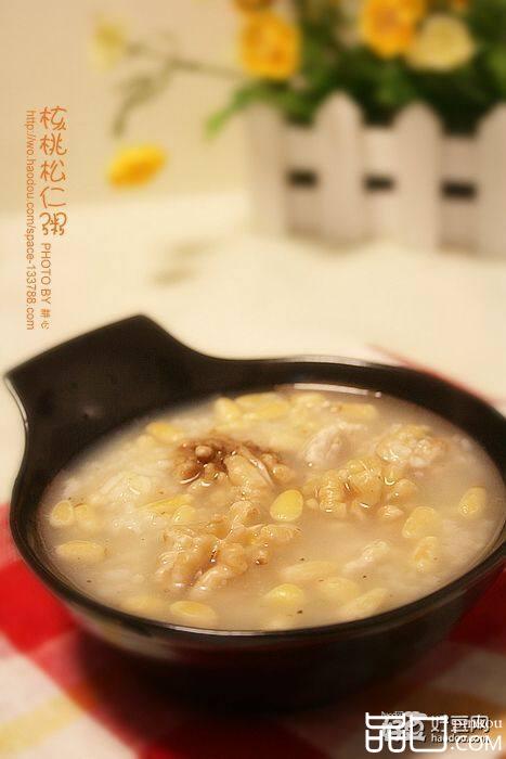 核桃松子粥