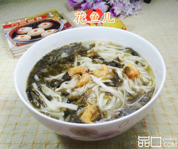 开洋咸菜汤面