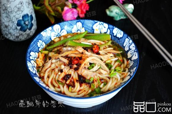 秋葵鸡丝面