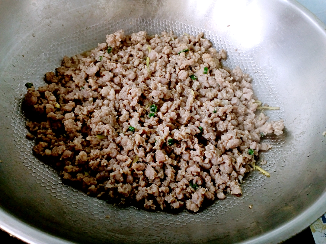 杂蔬肉末炒剪刀面步骤14