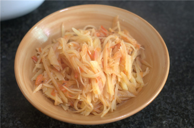 西红柿炒土豆#本味家步骤6