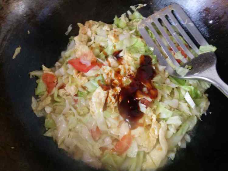 大头菜西红柿炒鸡蛋步骤10