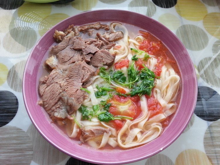 西红柿牛肉面步骤5