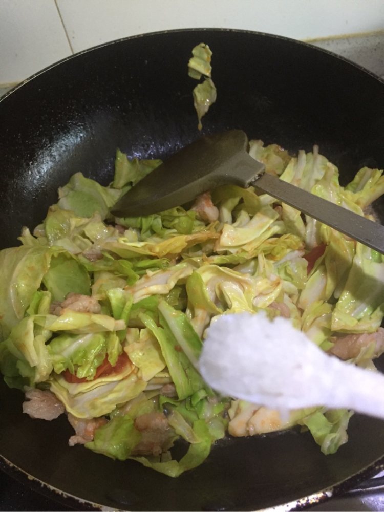 茄汁包菜步骤7