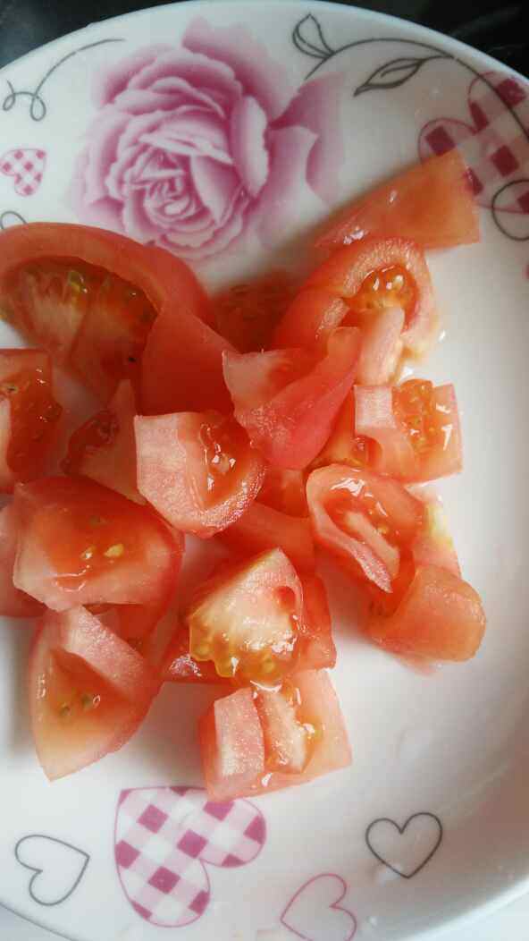 西红柿炒花菜步骤7