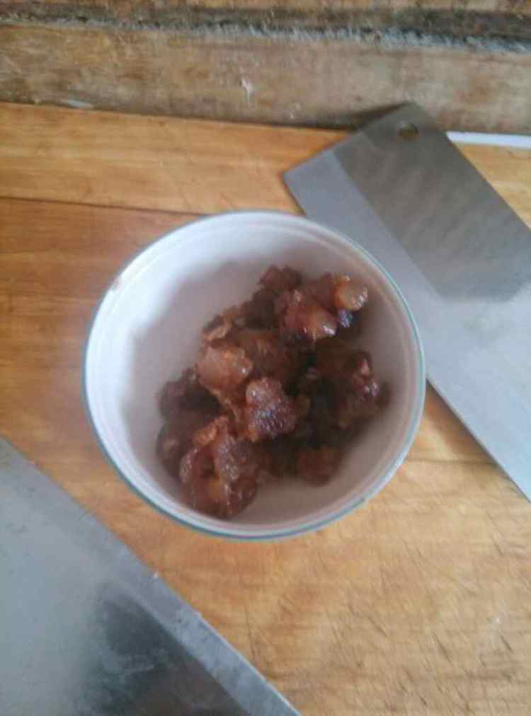 山药炒腊肠步骤3